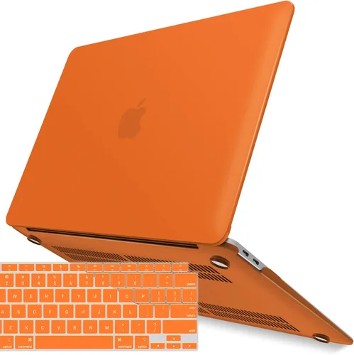 Vista 12 de IBENZER Compatible con Nuevo MacBook Air de 13 pulgadas Funda 2022 2021 2020 M1 A2337 A2179 A1932, Carcasa Rígida de Plástico con Cubierta de azul