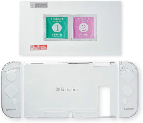 Vista 3 de Funda de cristal con película protectora de pantalla para usar con Nintendo Switch