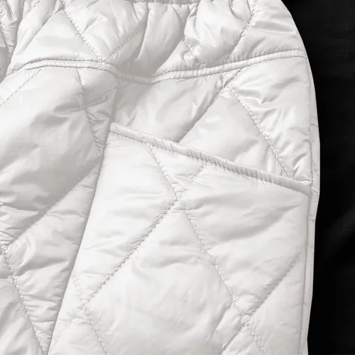 Vista 5 de hlysgo Pantalones acolchados para mujer, para otoño, casuales, holgados, rectos, acolchados, para invierno, cálidos, pantalones de esquí, pantalones