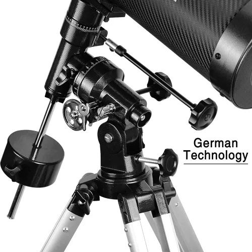 Vista 8 de Telescopio 130EQ Reflector Newtoniano para Adultos, Telescopios Profesionales para Astronomía, Incluye Lente Barlow 1.5X, Adaptador para Smartphone