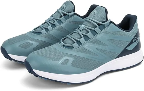 Vista 3 de Zapatos de golf para hombre, zapatos de golf profesionales, transpirables, sin pinchos, zapatos deportivos antideslizantes para caminar