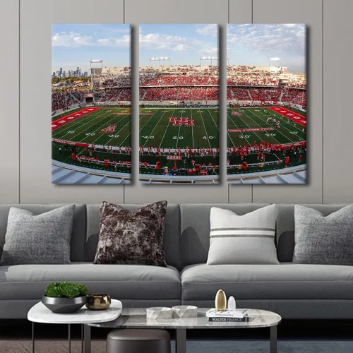 Vista 73 de Lincoln - Lienzo decorativo para pared, diseño de campo financiero de Filadelfia, paisaje de estadio de fútbol de Filadelfia, decoración de pared