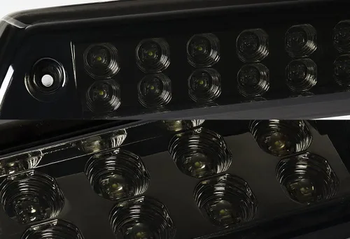 Vista 3 de 18-LED lente humo tronco tercera luz de freno luz trasera compatible con Ford F-150 2009 - 2014, reemplaza OEM # AL3Z13A613E , FO2890104, 2010 2011
