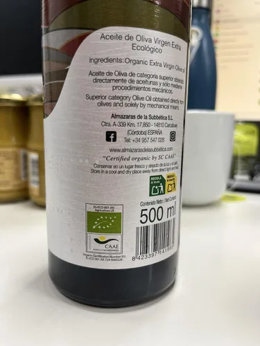 Vista 4 de 3 x Rincón de la Subbética Alamoda - Aceite de Oliva Virgen Extra Botella 16.9 fl oz