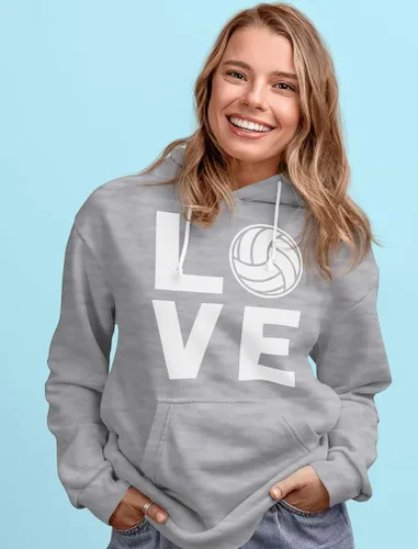 Vista 2 de Tstars Volleyball Gifts Hoodies for Teen Girls Women Fans Love Sweatshirts Hoodie