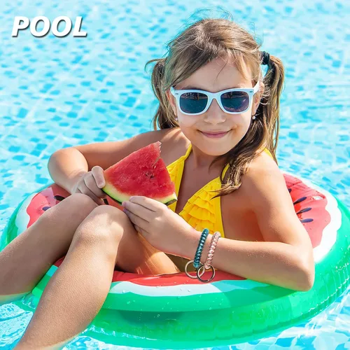 Vista 6 de BIHRTC 6 llaveros de bobina de muñeca para llavero de automóvil, pulsera de plástico en espiral con resorte flexible, correa elástica para muñeca