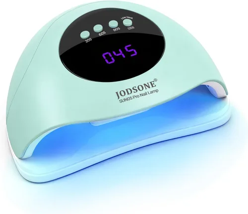 Vista 9 de JODSONE Lámpara de uñas LED U V, secador de uñas para esmalte de gel, luz LED con sensor automático y 4 temporizadores