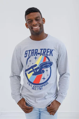 Vista 2 de Star Trek Paquete de 2 camisetas gráficas de manga larga para adultos pequeños a niños grandes