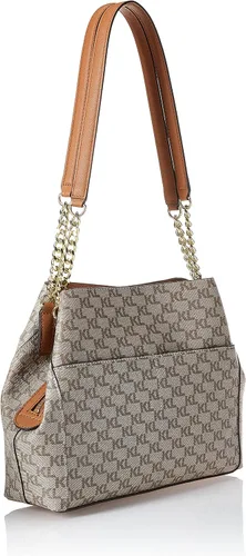 Vista 2 de Karl Lagerfeld Paris Bolso Hobo para mujer, WtBk Multi, talla única de EE. UU, WtBk Multi