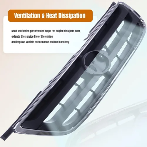 Vista 6 de CarPartsDepot Parrilla Rejilla Compatible con Nissan Altima (2002-2004 Altima de 4 Puertas)