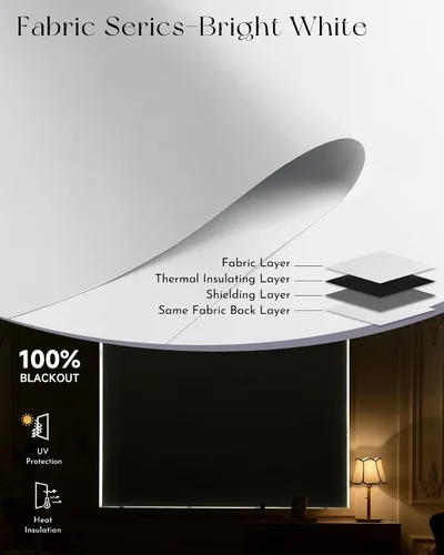 Vista 5 de Graywind Persiana Enrollable Motorizada 100% Opaca Compatible con Alexa Google Control Remoto Inteligente Persianas Recargables con Batería Motor