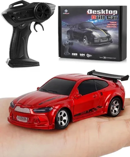 Vista 8 de ARRIS 1/64 Micro Desktop RC Drift Car 4WD con modos de 2 velocidades RTR Negro