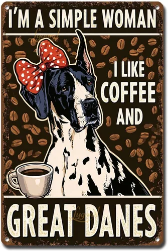Vista 39 de Lygond Letrero de metal con texto en inglés «Bear That's What I Do I Drink Coffee I Hate People and I Know Things», decoración de invernadero