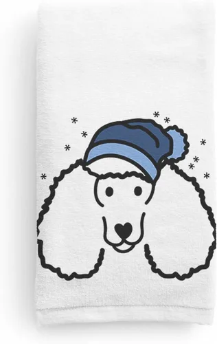 Vista 7 de Inkopious Gorro de invierno Airedale Terrier Toalla de mano decorativa - Decoración navideña para el hogar