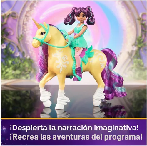 Vista 6 de Unicorn Academy Ava & Leaf, 2 Accessories, Dolls & Unicorn Toys, Ages 4+
