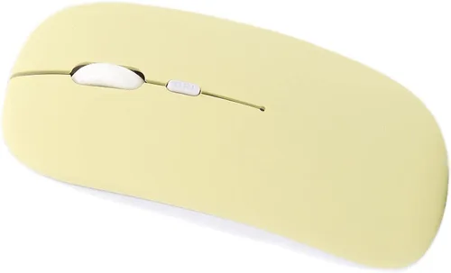 Vista 7 de Zyyini - Mouse de 1600 DPI de 3 velocidades, ajustable, óptico, Bluetooth, para computadora, mouse ergonómico, ultrafino, silencioso