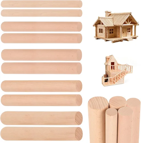 Vista 11 de Listones de madera para manualidades, múltiples artículos y múltiples opciones, tiras de madera sin terminar, madera precortada, para manualidades