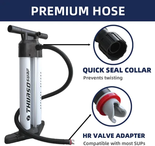 Vista 4 de THURSO SURF Paddle Board Pump SUP Replacement Hand Pump for Inflatables Inflation Deflation Lightweight Portable Max 29 psi
