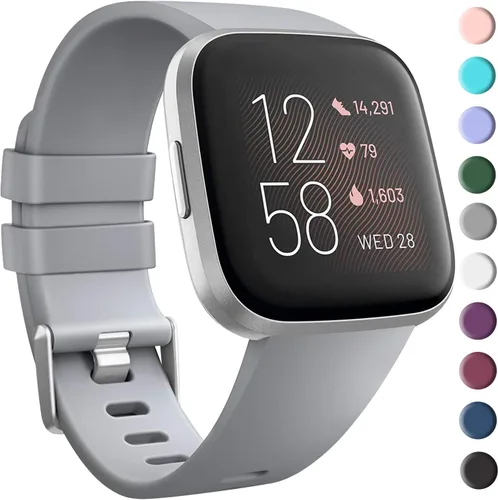 Vista 15 de Correas Tobfit compatibles con Fitbit Versa 2 y Fitbit Versa, Versa Lite, Versa Special, repuesto suave, accesorios de correas deportivas para mujer