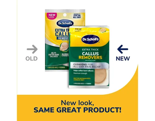 Vista 7 de Dr. Scholl's Removedores de callos extra gruesos 4 cojines Ea