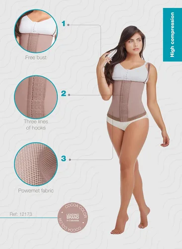 Vista 5 de DELIE Fajas Colombianas - Chaleco Powernet para mujer