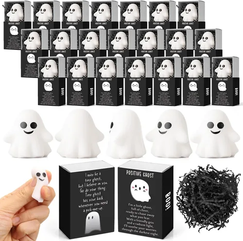 Vista 141 de 10 juegos de bolas de estrés cálidas de Halloween con cajas mezcladas 5 Beige