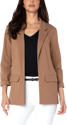 Vista 7 de Liverpool Boyfriend Blazer con dardos de princesa Azul cadete