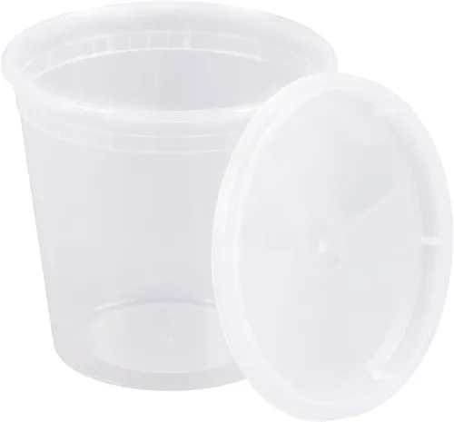 Vista 11 de 16 onzas [paquete de 12] recipientes de plástico sin BPA para almacenar