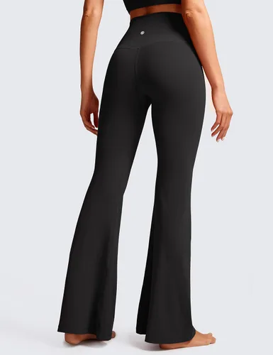 Vista 2 de CRZ YOGA Butterluxe - Leggings cruzados para mujer, 31 pulgadas, cintura alta, corte de bota, corte de bota, pantalones de yoga con control