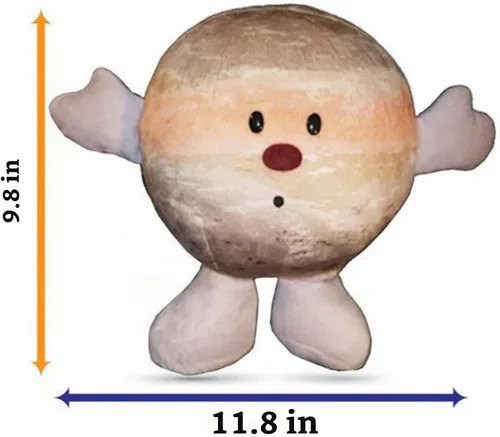 Vista 3 de Celestial Buddies Jupiter Buddy Peluche suave de 12 pulgadas, características bordadas, etiqueta de datos divertidos de planetas para niños