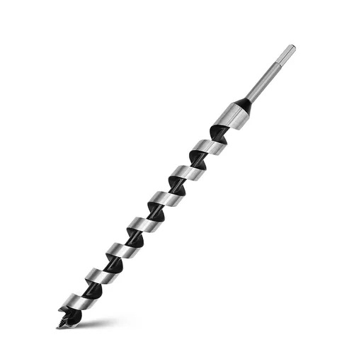 Vista 18 de Broca helicoidal de 0.94 x 11.8 pulgadas para madera, broca helicoidal con vástago hexagonal para madera blanda, madera dura, plástico
