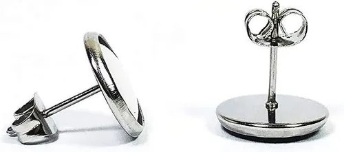 Vista 3 de Handmade Peace Sign Stud Earrings
