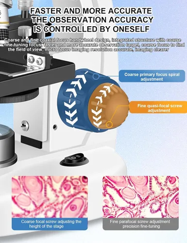 Vista 7 de Microscope for Adults WF10x and WF25x Eyepiece