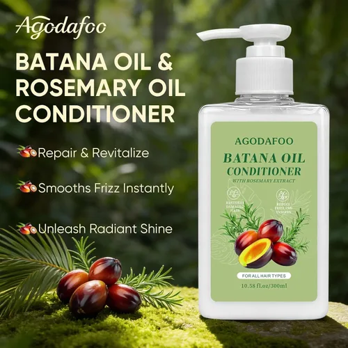 Vista 4 de Juego de champú y acondicionador de aceite Batana para el crecimiento