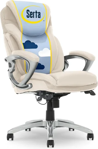 Vista 15 de Serta Bryce - Silla ejecutiva de oficina, sillas de escritorio para computadora ergonómicas con soporte lumbar AIR patentado, almohadas cómodas