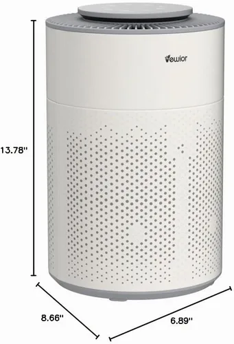 Vista 10 de Purificador de aire para habitación grande del hogar, purificador de aire HEPA VEWIOR para dormitorio cubre hasta 1800ft² con difusor de aceites