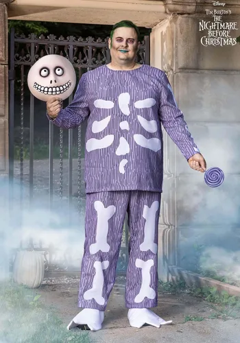 Vista 2 de Plus Size Disney Nightmare Before Christmas Barrel Costume
