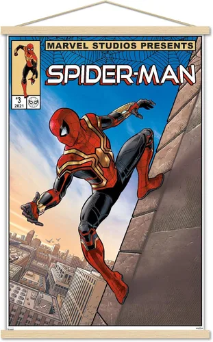Vista 16 de Trends International Marvel Spider-Man: No Way Home - Póster de pared de cómic de pared, 22.4 pulgadas de largo x 14.7 pulgadas, versión enmarcada