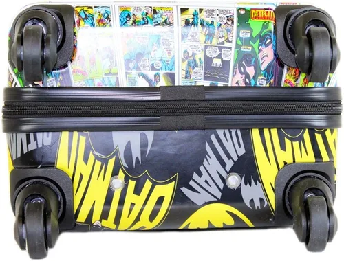 Vista 6 de Fast Forward Equipaje giratorio rígido con licencia para niños, Batman 20 Pulgadas, Spinner
