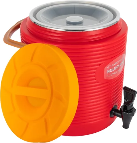 Vista 14 de Dispensador de bebidas aislado de acero inoxidable, dispensador térmico de bebidas frías y calientes de 25 L/6.6 galones con espita para té, café