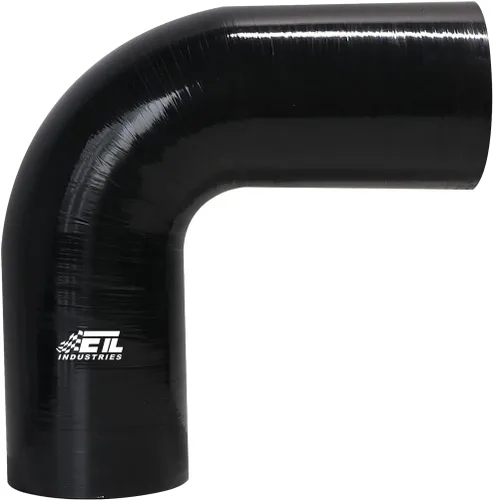 Vista 10 de 1.5" ID, 7" de longitud de pierna, codo de 90 grados, manguera acopladora de silicona, manguera de tubo de silicona universal reforzada de 4 capas