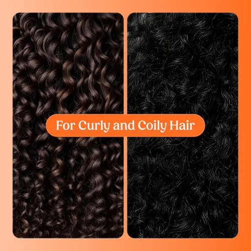 Vista 4 de SKALA Mais Crespos Crema de tratamiento 2 en 1 y acondicionador sin enjuague, desenredante e hidratación para cabello rizado y rizado, 35.2 onzas