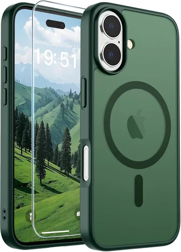 Vista 145 de SUPFINE Funda magnética para iPhone SE 2022 (3ª)/2020 (2ª), iPhone 8 (compatible con MagSafe) (protección contra caídas de grado militar), funda