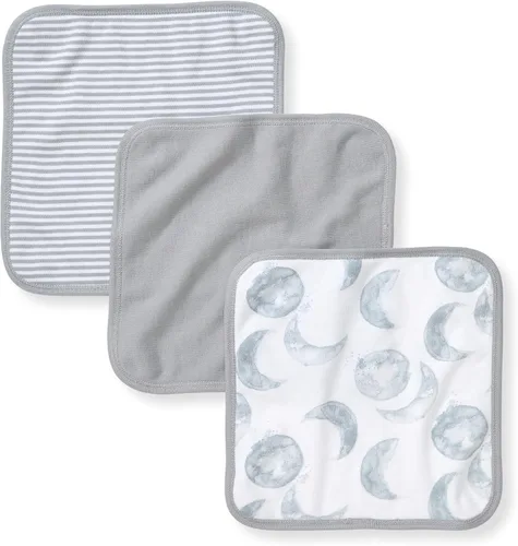 Vista 11 de Burt's Bees Baby Paños para bebés, 100% algodón orgánico de 9 x 9 pulgadas Tejido de rizo en la nube