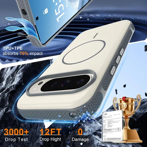 Vista 251 de Jshru Funda para Samsung Galaxy S26 Plus/Galaxy S25 Plus: para Galaxy S24 Plus [compatible con Magsafe] [2 protectores de pantalla HD] cubierta