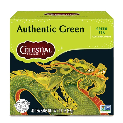Vista 10 de Celestial Seasonings Té Verde Auténtico 20 Bolsas de Té
