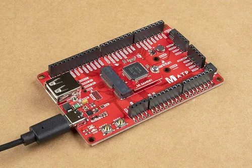 Vista 5 de SparkFun MicroMod ATP Carrier Board-Modular Interface Ecosistema-Conecte la placa de microcontrolador/procesador a varios periféricos de la placa