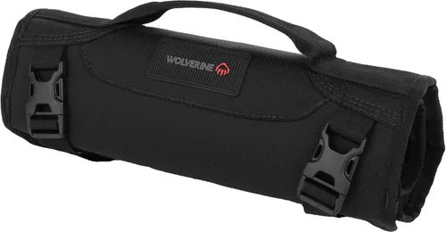 Vista 13 de WOLVERINE Tool Bag Tote Utility Roll Durable Nailhead Nylon, Adjustable Straps, and Versatile Pockets