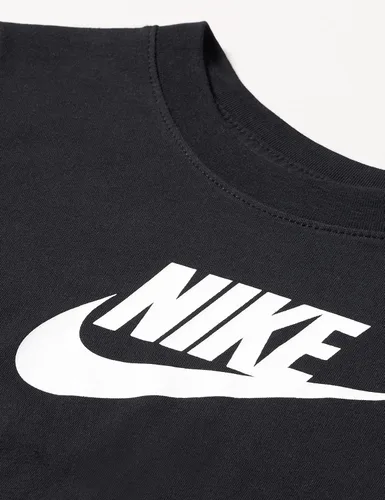 Vista 2 de Nike NSW - Camiseta básica de manga larga Futura niños pequeñosniños grandes Negro