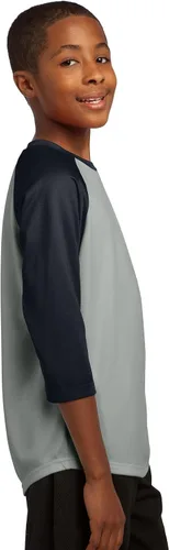 Vista 3 de Sport-Tek Boys' PosiCharge Baseball Jersey